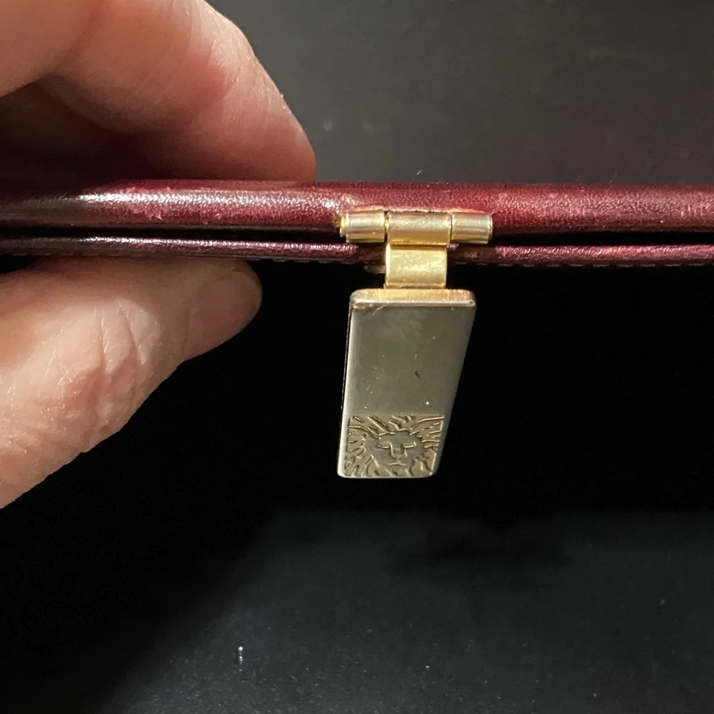Vintage Anne Klein by St. Thomas Burgundy Leather wallet